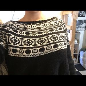 Patterned sweater